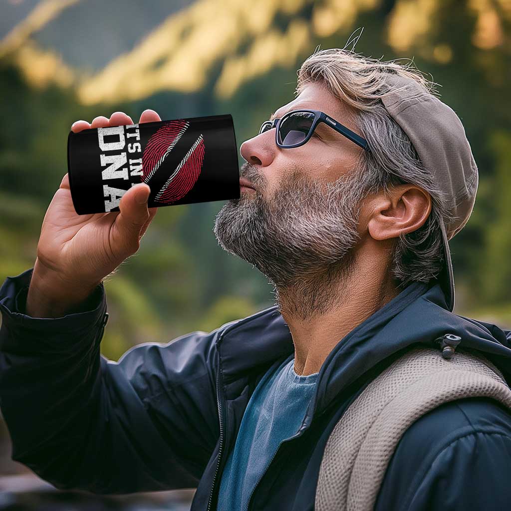 Trinidad and Tobago In My DNA 4 in 1 Can Cooler Tumbler Trini Trinidadian Proud - Wonder Print Shop