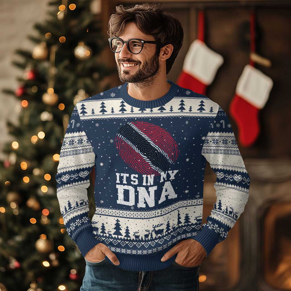 Trinidad and Tobago In My DNA Ugly Christmas Sweater Trini Trinidadian Proud - Wonder Print Shop