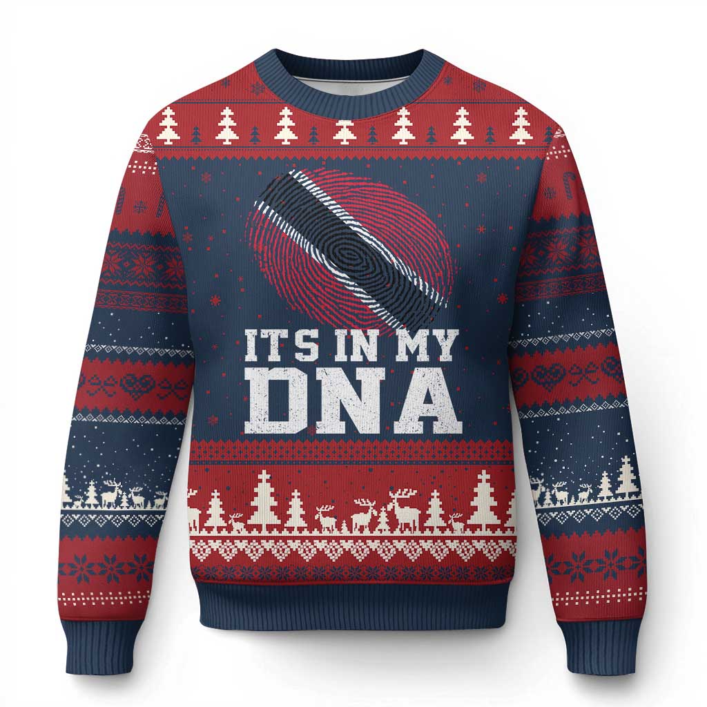 Trinidad and Tobago In My DNA Ugly Christmas Sweater Trini Trinidadian Proud - Wonder Print Shop