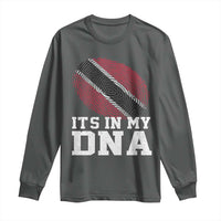 Trinidad and Tobago In My DNA Long Sleeve Shirt Trini Trinidadian Proud - Wonder Print Shop