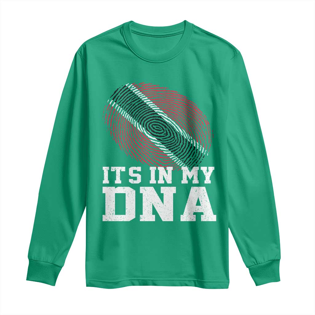 Trinidad and Tobago In My DNA Long Sleeve Shirt Trini Trinidadian Proud - Wonder Print Shop