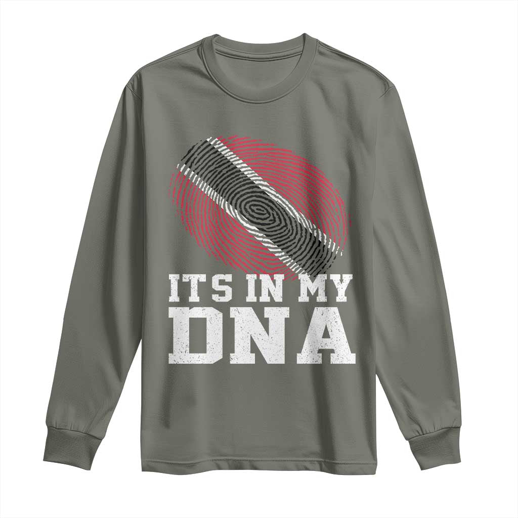 Trinidad and Tobago In My DNA Long Sleeve Shirt Trini Trinidadian Proud - Wonder Print Shop