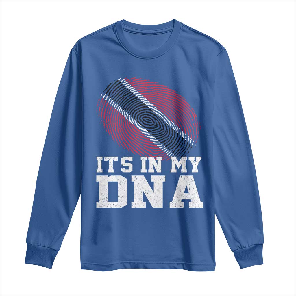 Trinidad and Tobago In My DNA Long Sleeve Shirt Trini Trinidadian Proud - Wonder Print Shop