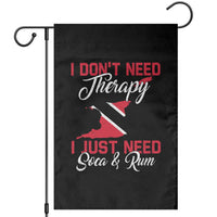 Funny Trini Garden Flag Just Need Soca & Rum Trinidad and Tobago Flag - Wonder Print Shop
