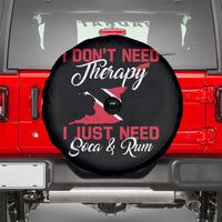 Funny Trini Spare Tire Cover Just Need Soca & Rum Trinidad and Tobago Flag - Wonder Print Shop