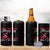 Funny Trini 4 in 1 Can Cooler Tumbler Just Need Soca & Rum Trinidad and Tobago Flag - Wonder Print Shop