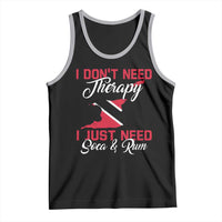 Funny Trini Tank Top Just Need Soca & Rum Trinidad and Tobago Flag - Wonder Print Shop