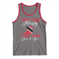 Funny Trini Tank Top Just Need Soca & Rum Trinidad and Tobago Flag - Wonder Print Shop