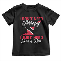 Funny Trini Toddler T Shirt Just Need Soca & Rum Trinidad and Tobago Flag - Wonder Print Shop