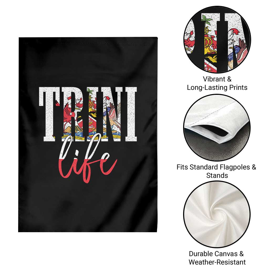 Trini Life Garden Flag Trinidad and Tobago Flag Caribbean Souvenir - Wonder Print Shop