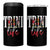 Trini Life 4 in 1 Can Cooler Tumbler Trinidad and Tobago Flag Caribbean Souvenir - Wonder Print Shop