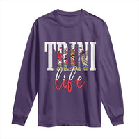 Trini Life Long Sleeve Shirt Trinidad and Tobago Flag Caribbean Souvenir - Wonder Print Shop