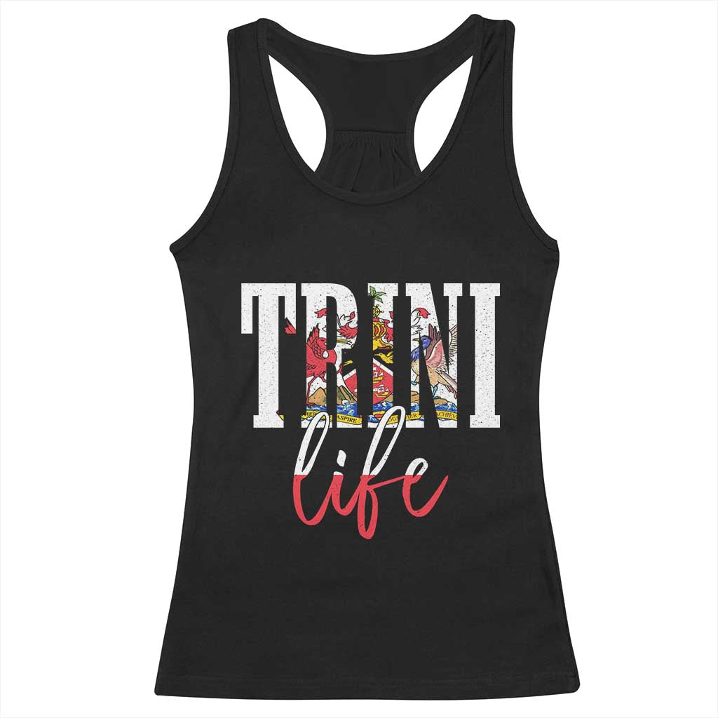 Trini Life Racerback Tank Top Trinidad and Tobago Flag Caribbean Souvenir - Wonder Print Shop