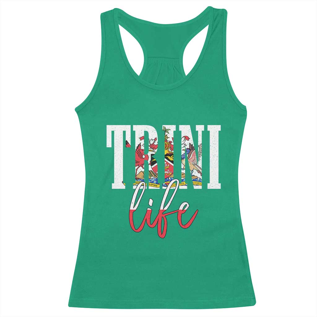 Trini Life Racerback Tank Top Trinidad and Tobago Flag Caribbean Souvenir - Wonder Print Shop