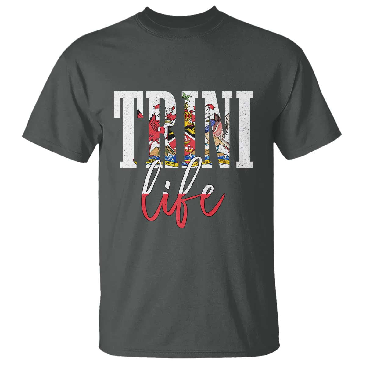 Trini Life T Shirt Trinidad and Tobago Flag Caribbean Souvenir - Wonder Print Shop
