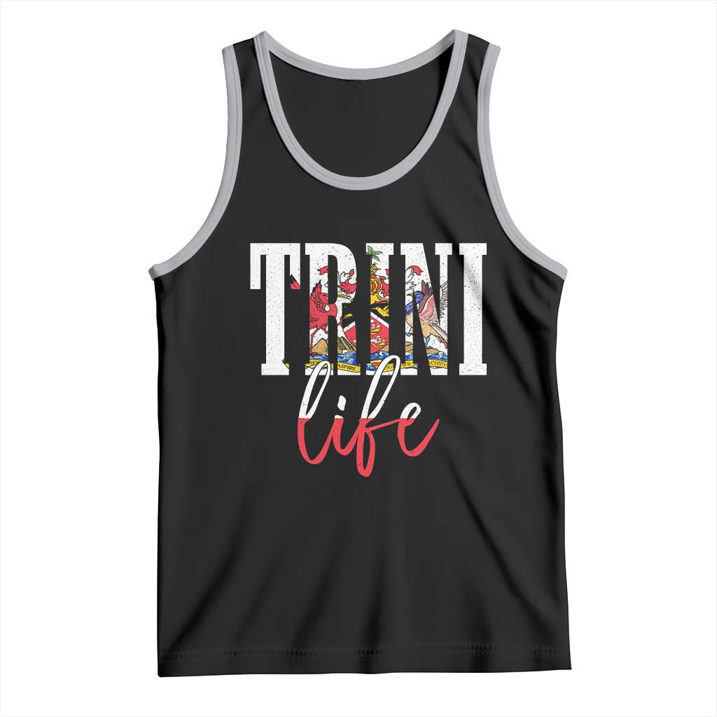 Trini Life Tank Top Trinidad and Tobago Flag Caribbean Souvenir - Wonder Print Shop