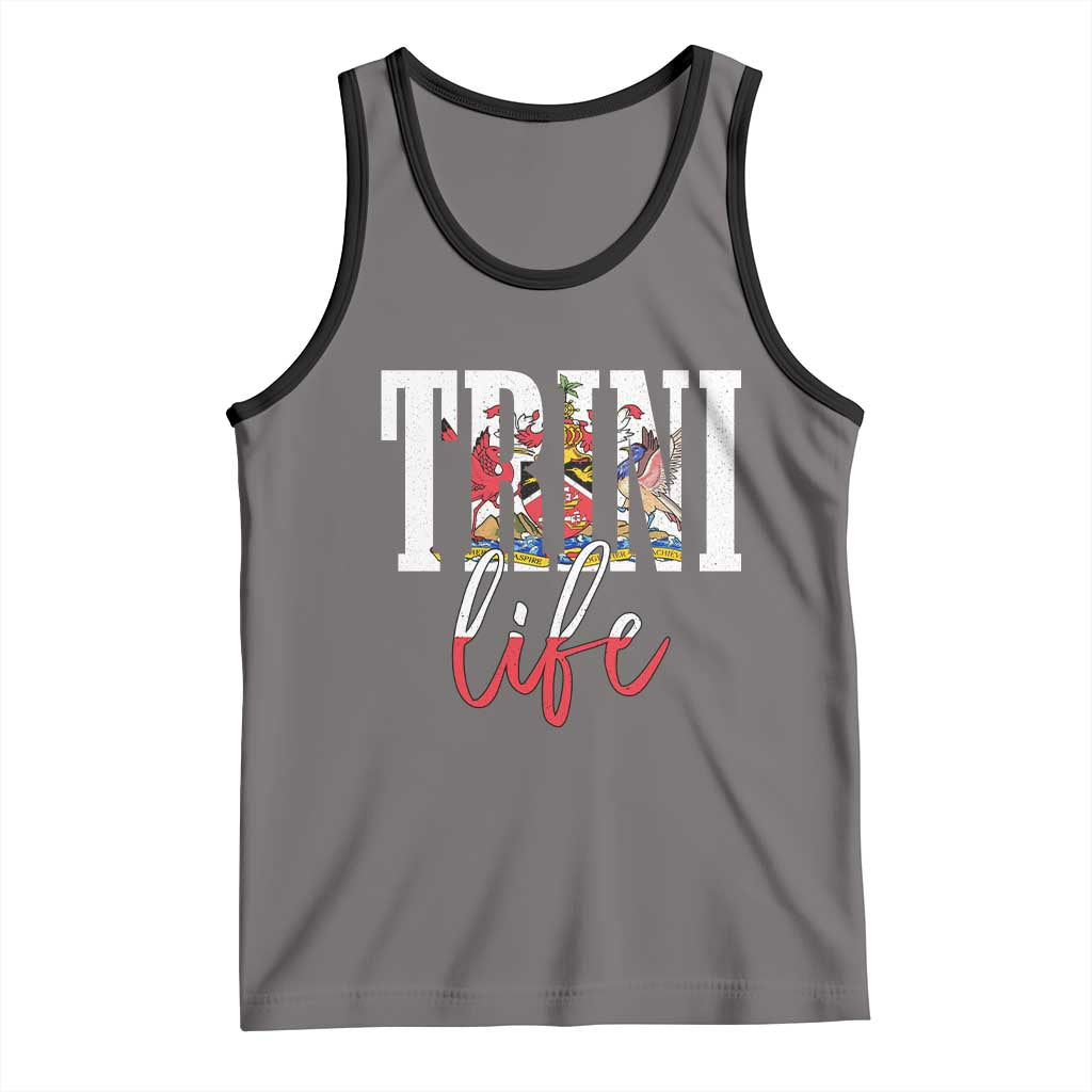Trini Life Tank Top Trinidad and Tobago Flag Caribbean Souvenir - Wonder Print Shop