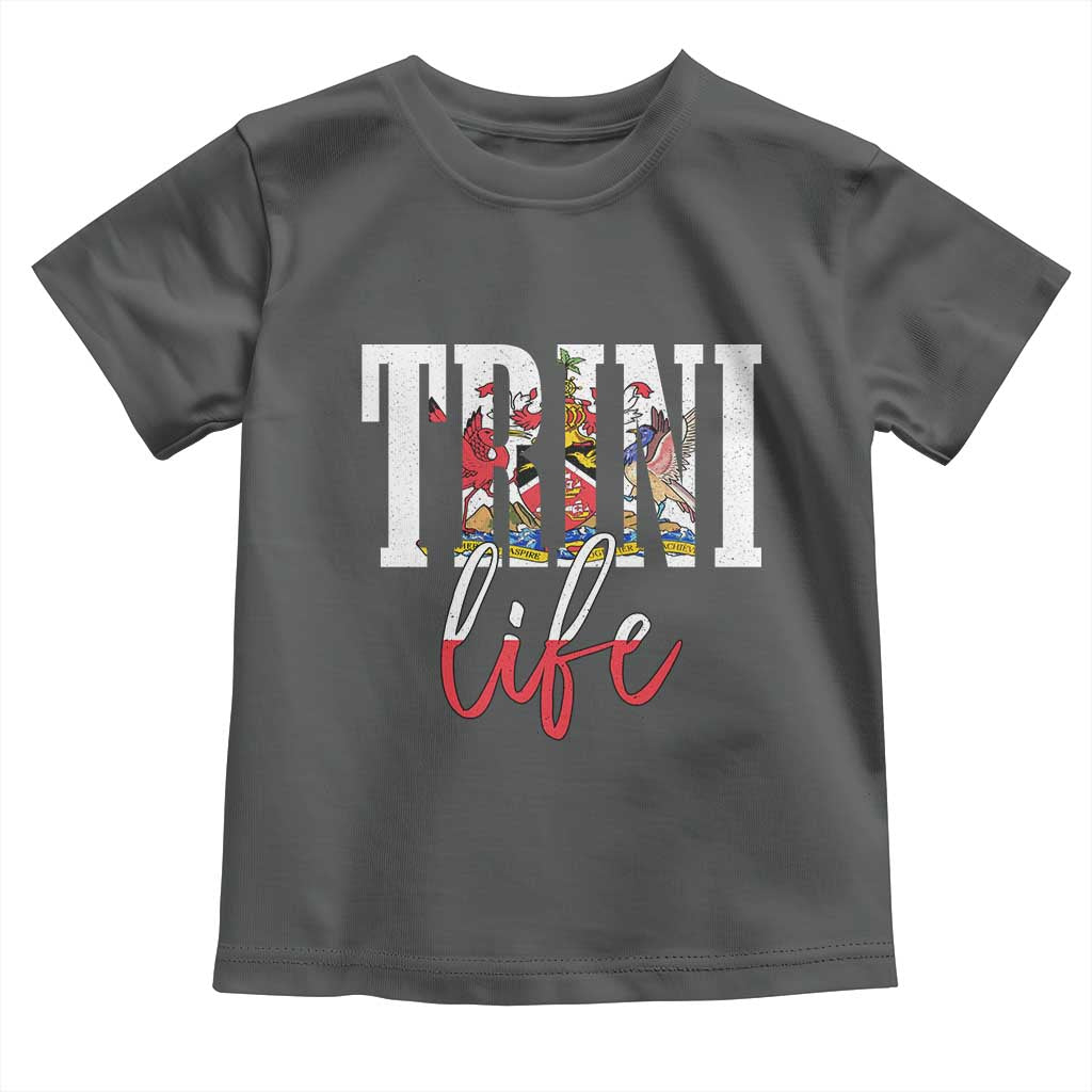 Trini Life Toddler T Shirt Trinidad and Tobago Flag Caribbean Souvenir - Wonder Print Shop