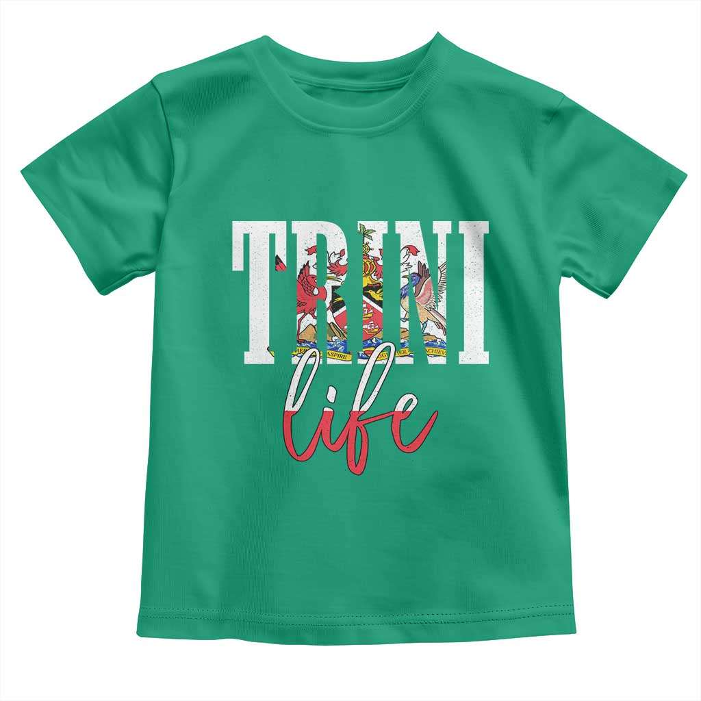 Trini Life Toddler T Shirt Trinidad and Tobago Flag Caribbean Souvenir - Wonder Print Shop