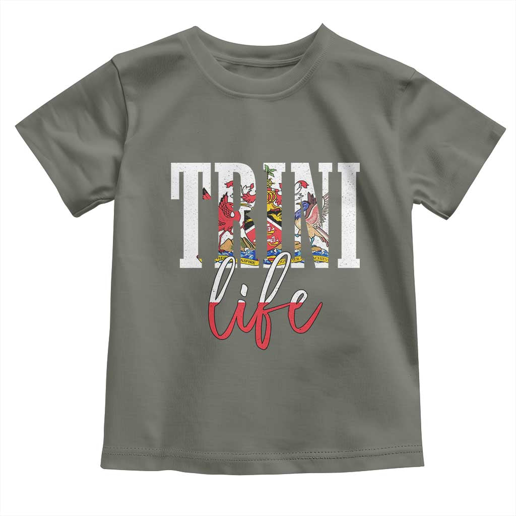 Trini Life Toddler T Shirt Trinidad and Tobago Flag Caribbean Souvenir - Wonder Print Shop