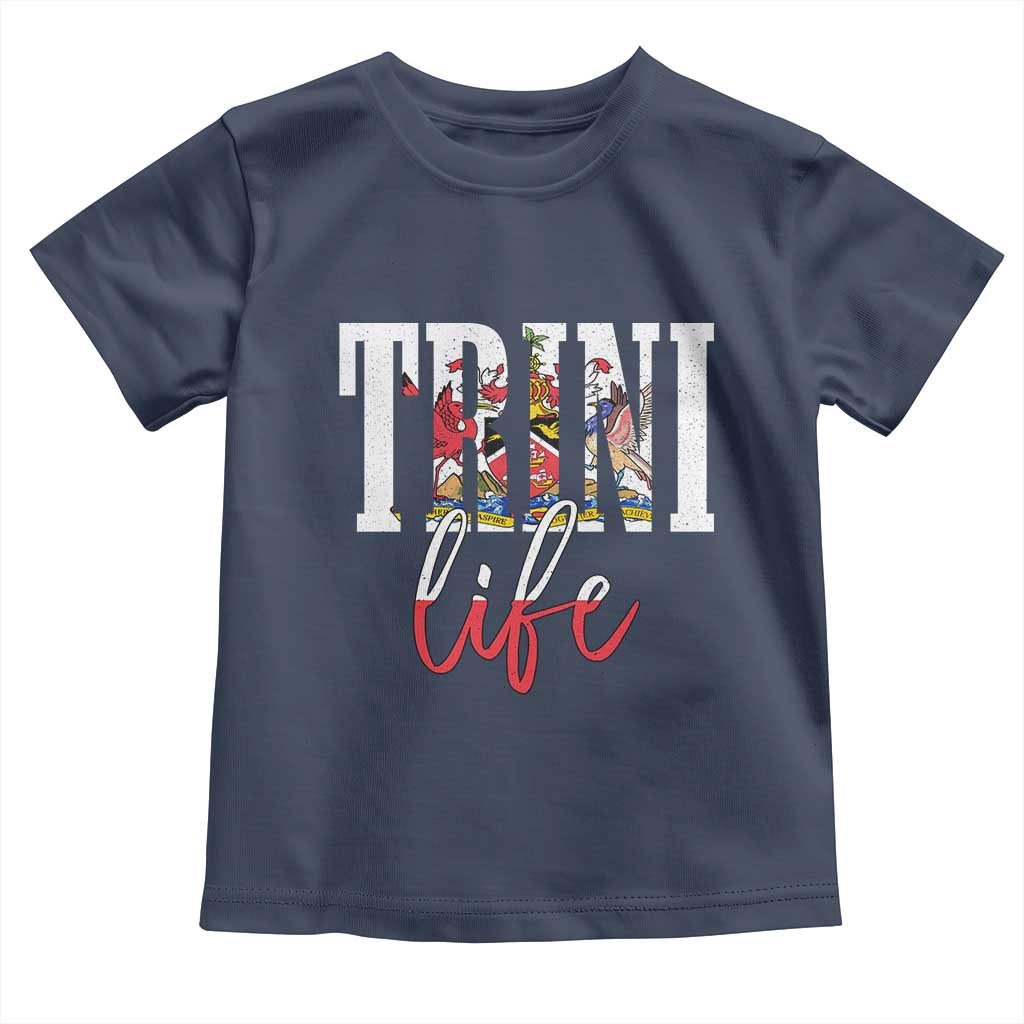 Trini Life Toddler T Shirt Trinidad and Tobago Flag Caribbean Souvenir - Wonder Print Shop