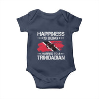 Happiness Is Being Married to a Trinidadian Baby Onesie Trinidad & Tobago Flag Couples Gift - Wonder Print Shop