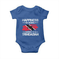Happiness Is Being Married to a Trinidadian Baby Onesie Trinidad & Tobago Flag Couples Gift - Wonder Print Shop