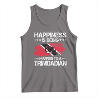 Happiness Is Being Married to a Trinidadian Tank Top Trinidad & Tobago Flag Couples Gift - Wonder Print Shop
