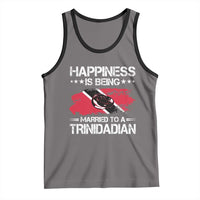 Happiness Is Being Married to a Trinidadian Tank Top Trinidad & Tobago Flag Couples Gift - Wonder Print Shop
