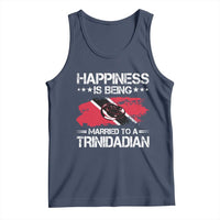 Happiness Is Being Married to a Trinidadian Tank Top Trinidad & Tobago Flag Couples Gift - Wonder Print Shop