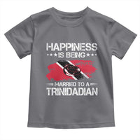 Happiness Is Being Married to a Trinidadian Toddler T Shirt Trinidad & Tobago Flag Couples Gift - Wonder Print Shop