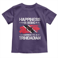 Happiness Is Being Married to a Trinidadian Toddler T Shirt Trinidad & Tobago Flag Couples Gift - Wonder Print Shop