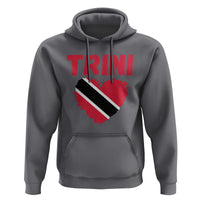 Trini Pride Hoodie Trinidad and Tobago Heart Flag Caribbean Roots - Wonder Print Shop