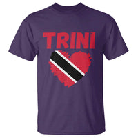 Trini Pride T Shirt Trinidad and Tobago Heart Flag Caribbean Roots - Wonder Print Shop