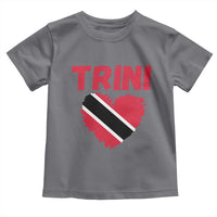 Trini Pride Toddler T Shirt Trinidad and Tobago Heart Flag Caribbean Roots - Wonder Print Shop