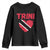 Trini Pride Youth Sweatshirt Trinidad and Tobago Heart Flag Caribbean Roots - Wonder Print Shop