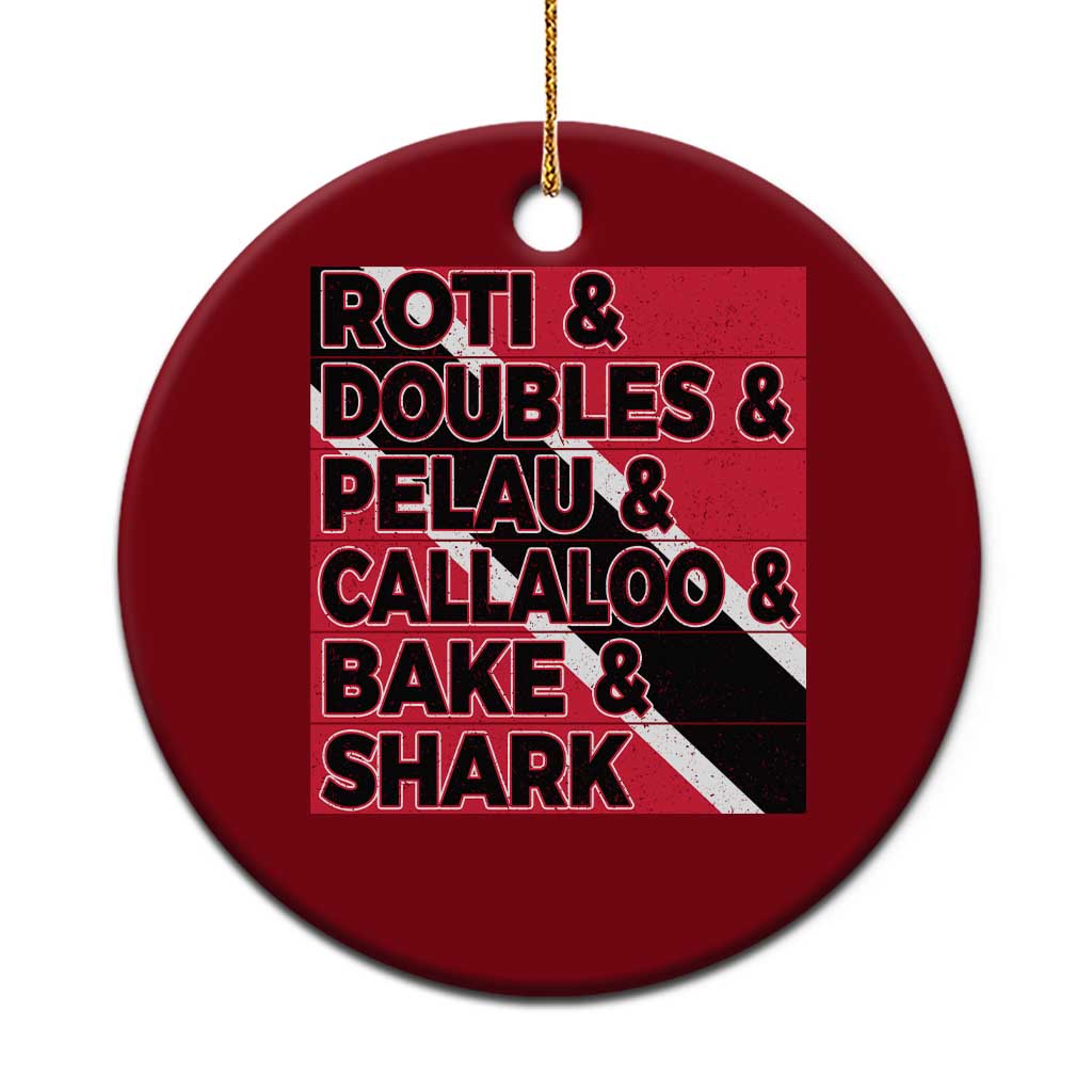 Trini Pride Ceramic Ornament Trinidad and Tobago National Food - Wonder Print Shop