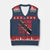 Trini Pride V-Neck Knit Sweater Vest Trinidad and Tobago National Food - Wonder Print Shop