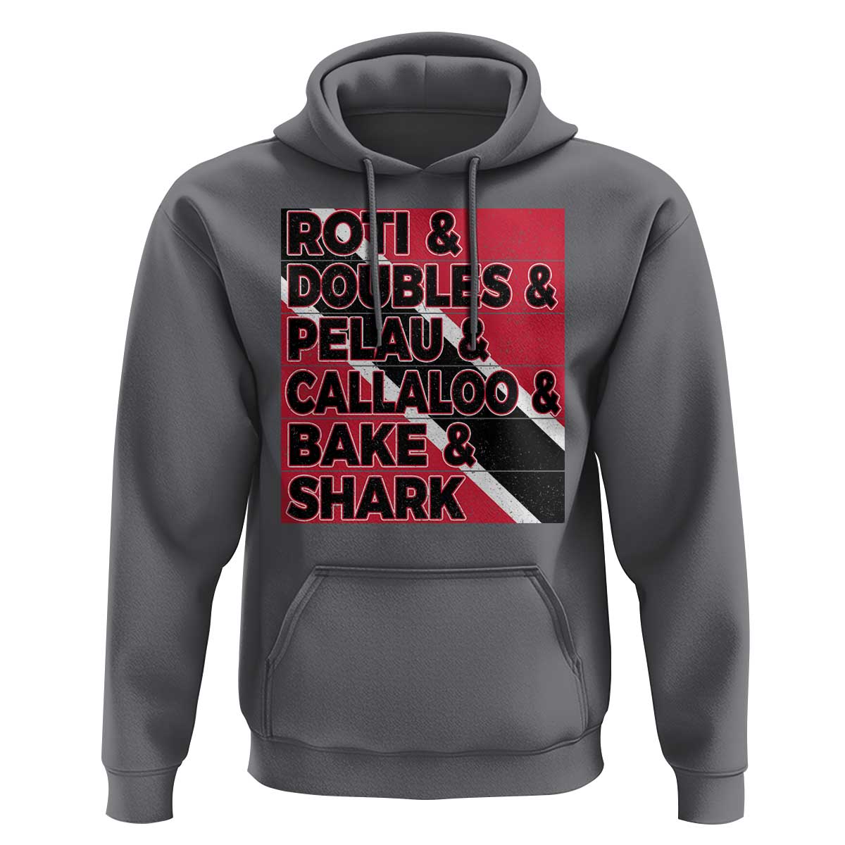 Trini Pride Hoodie Trinidad and Tobago National Food - Wonder Print Shop