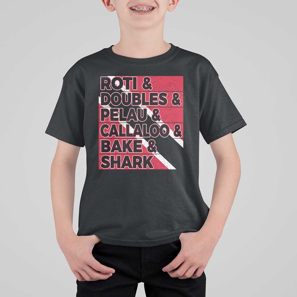 Trini Pride T Shirt For Kid Trinidad and Tobago National Food - Wonder Print Shop