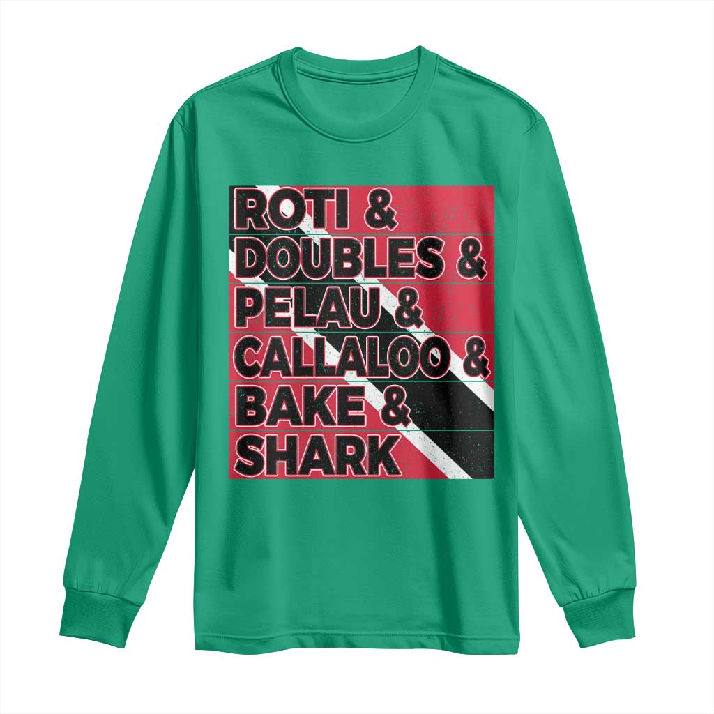 Trini Pride Long Sleeve Shirt Trinidad and Tobago National Food - Wonder Print Shop