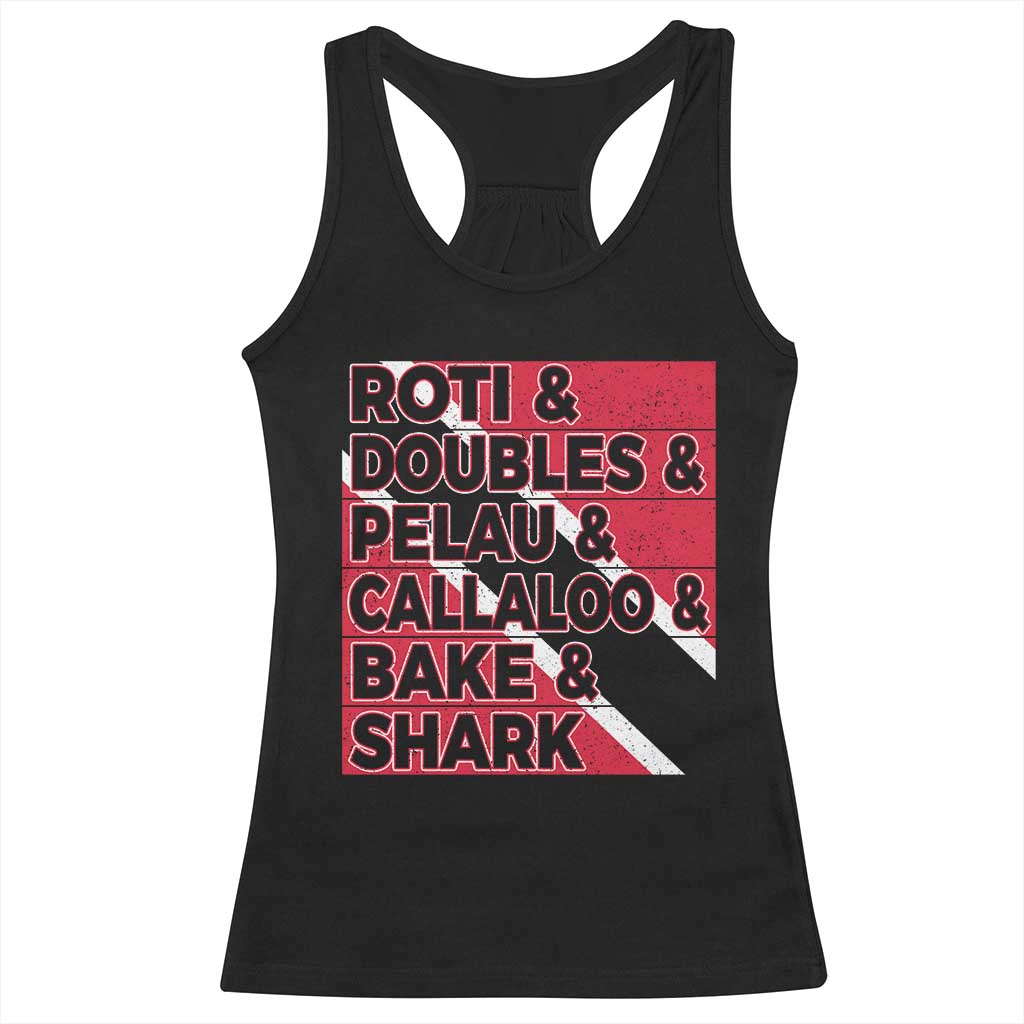 Trini Pride Racerback Tank Top Trinidad and Tobago National Food - Wonder Print Shop
