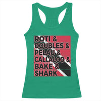 Trini Pride Racerback Tank Top Trinidad and Tobago National Food - Wonder Print Shop