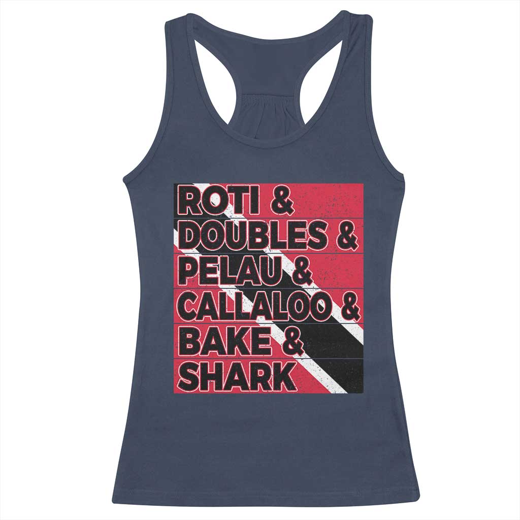 Trini Pride Racerback Tank Top Trinidad and Tobago National Food - Wonder Print Shop