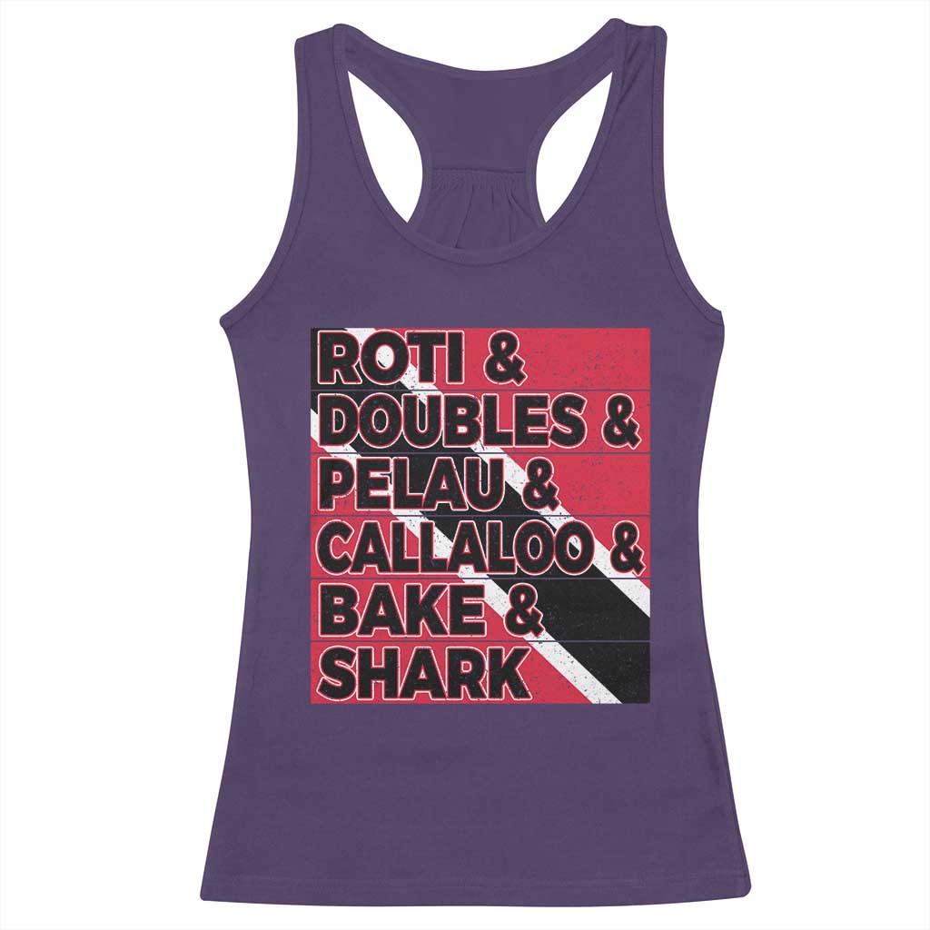 Trini Pride Racerback Tank Top Trinidad and Tobago National Food - Wonder Print Shop