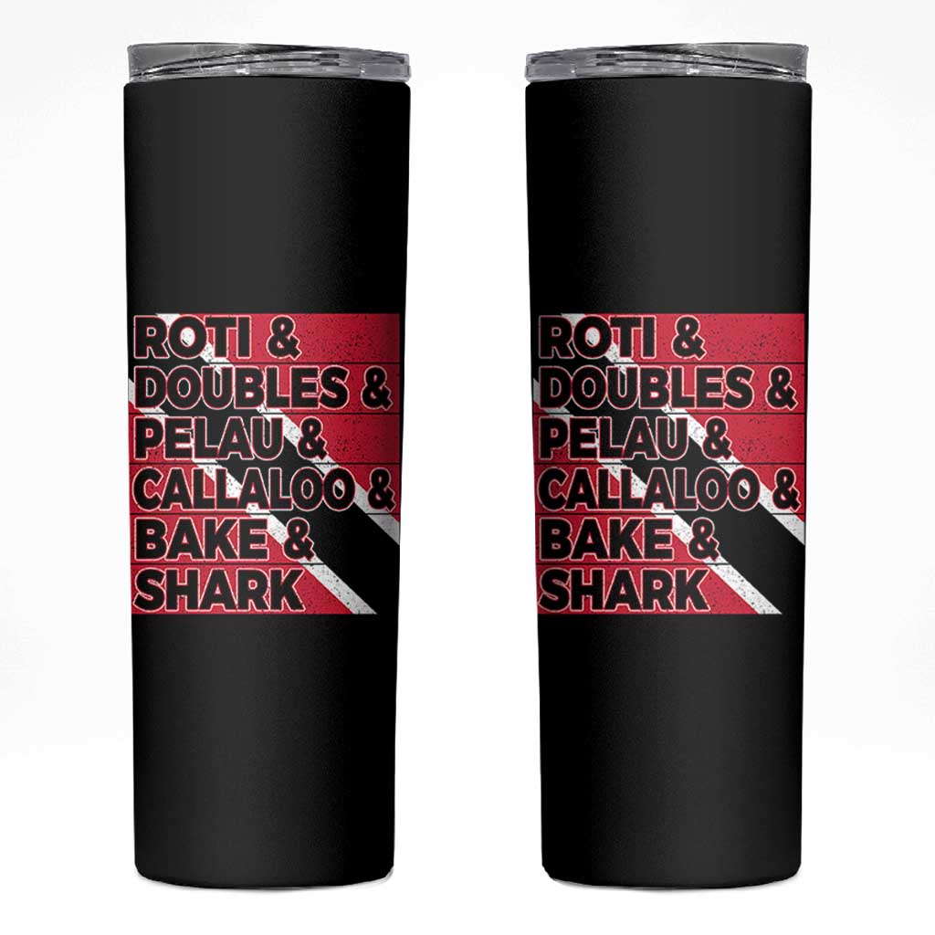 Trini Pride Skinny Tumbler Trinidad and Tobago National Food - Wonder Print Shop