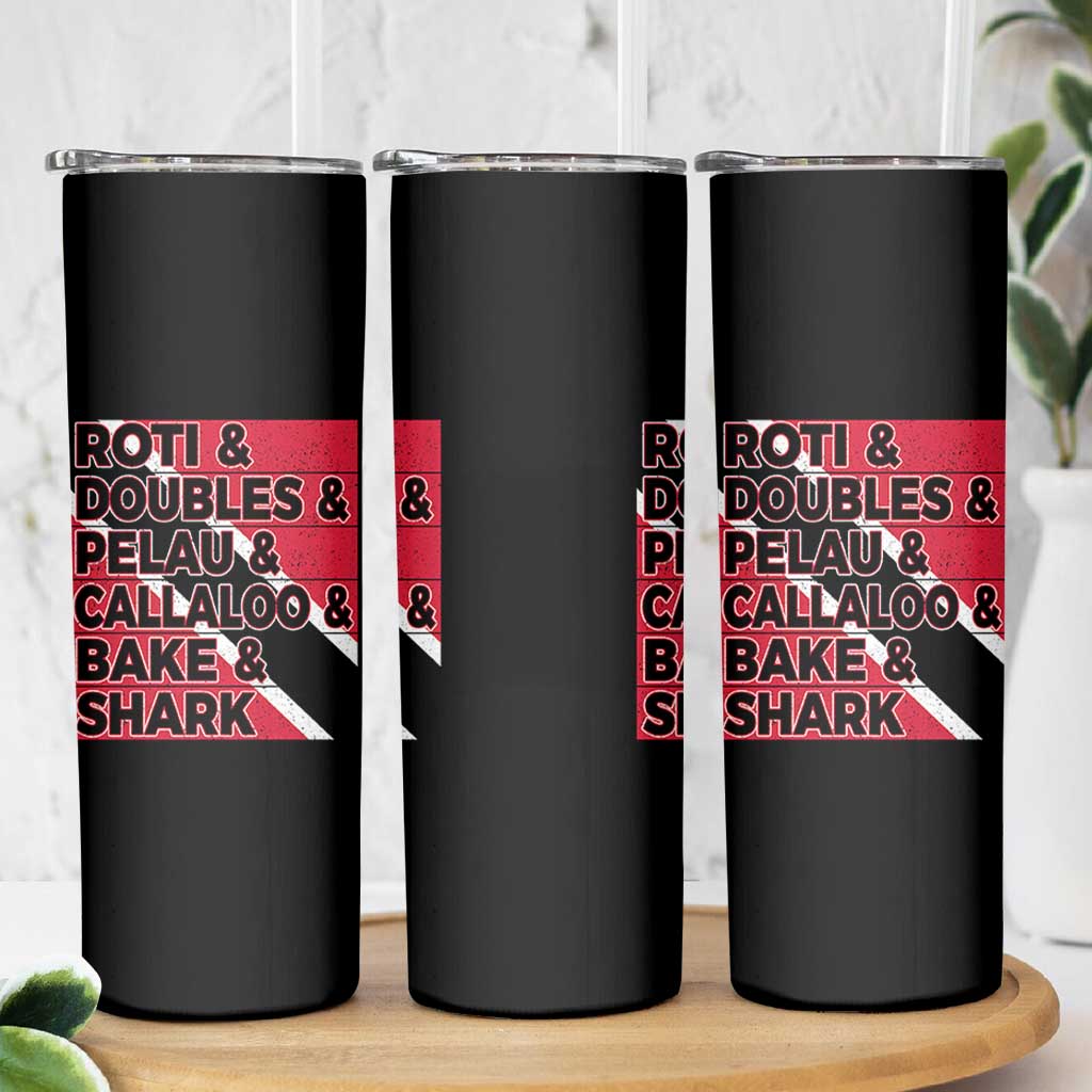 Trini Pride Skinny Tumbler Trinidad and Tobago National Food - Wonder Print Shop