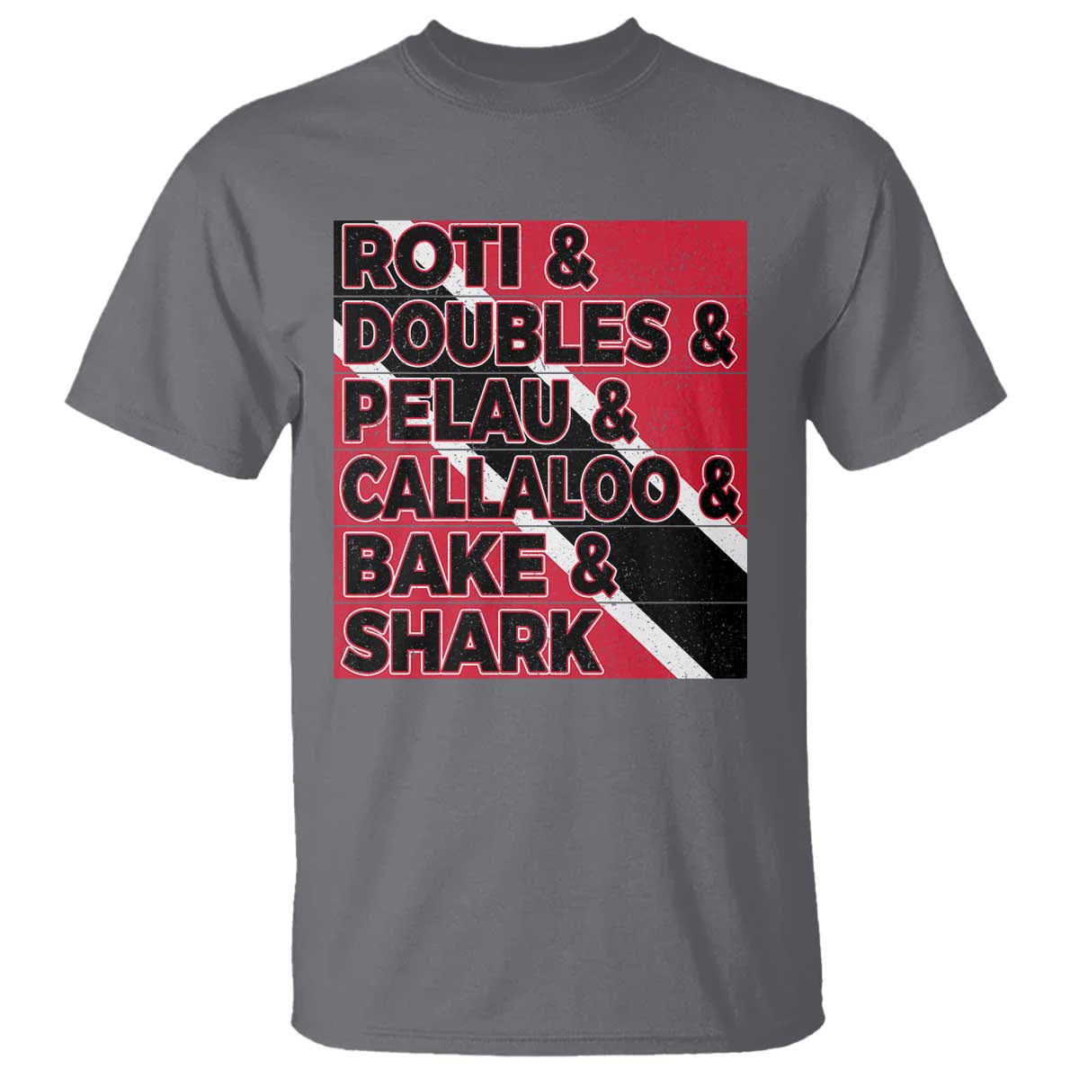 Trini Pride T Shirt Trinidad and Tobago National Food - Wonder Print Shop