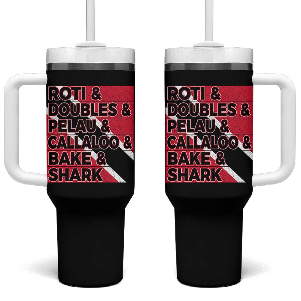 Trini Pride Tumbler With Handle Trinidad and Tobago National Food - Wonder Print Shop