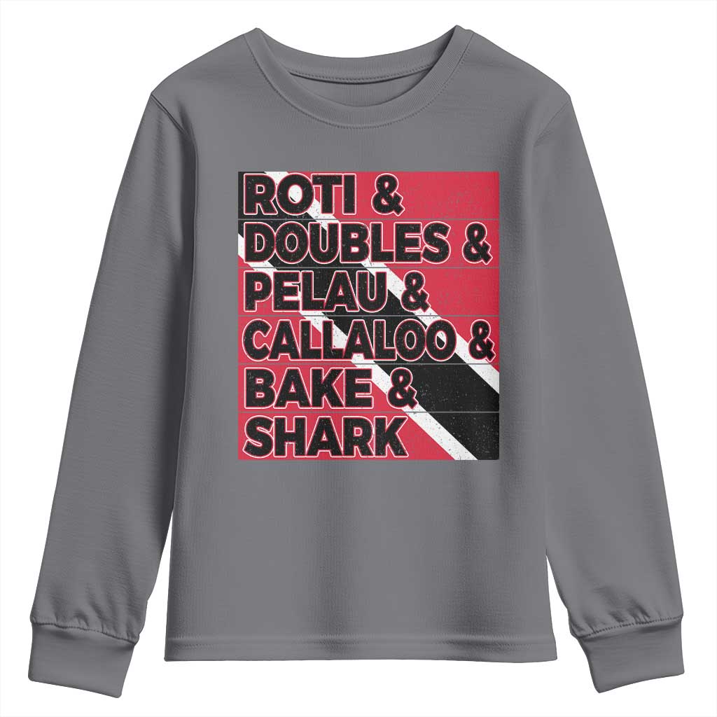 Trini Pride Youth Sweatshirt Trinidad and Tobago National Food - Wonder Print Shop